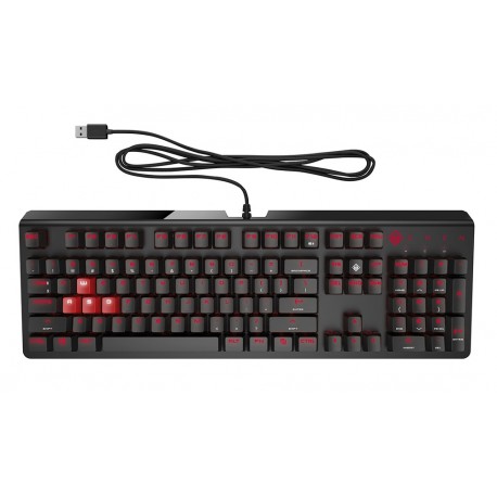 HP Teclado Omen 1100 alámbrico Negro - Envío Gratuito