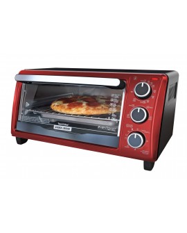 Black & Decker Horno tostador de 4 rebanadas Rojo - Envío Gratuito