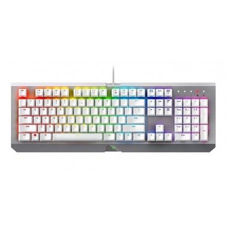 Razer Teclado BlackWidow X Chroma Mercury Gaming Blanco - Envío Gratuito