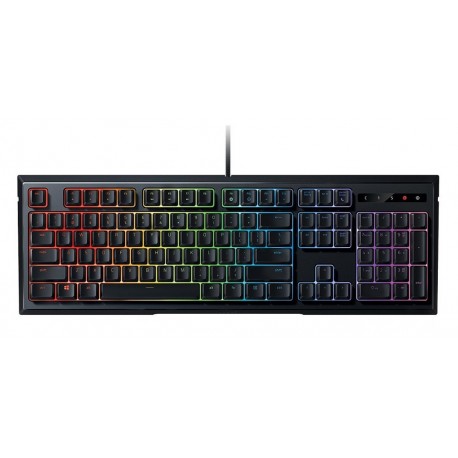 Razer Teclado ORNATA CHROMA con membrana mecánica Gaming Negro - Envío Gratuito