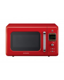 Daewoo Horno de microondas de .7 pies cúbicos estilo retro Rojo - Envío Gratuito