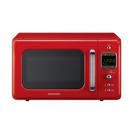 Daewoo Horno de microondas de .7 pies cúbicos estilo retro Rojo - Envío Gratuito