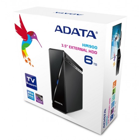 Adata Disco duro escritorio HM900 6TB Negro - Envío Gratuito