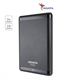 Adata Disco duro HV100 2TB BLK USB 3.0 2 TB Negro - Envío Gratuito