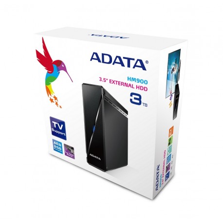 Adata Disco duro escritorio HM900 3TB Negro - Envío Gratuito