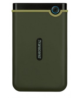 Transcend Disco duro StoreJet 25M3 USB 3.0 1 TB Verde Militar - Envío Gratuito