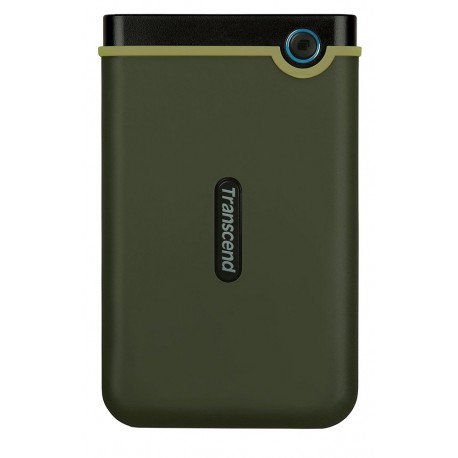 Transcend Disco duro StoreJet 25M3 USB 3.0 1 TB Verde Militar - Envío Gratuito