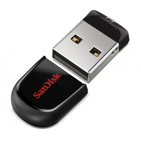 SanDisk Memoria USB Cruzer Fit 16 GB USB 2.0 Negro - Envío Gratuito