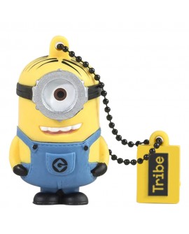 Tribe Memoria USB 16 GB Minion Stuart Amarillo/Azul - Envío Gratuito