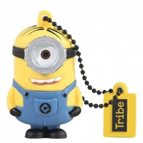 Tribe Memoria USB 16 GB Minion Stuart Amarillo/Azul - Envío Gratuito