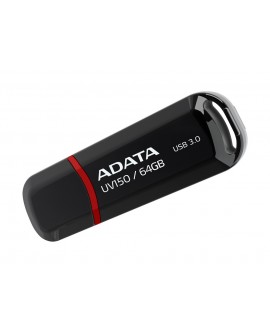 Adata Memoria USB UV150 64 GB USB 3.0 Negro - Envío Gratuito