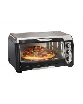 Hamilton Beach Horno tostador 6 rebanadas Negro - Envío Gratuito