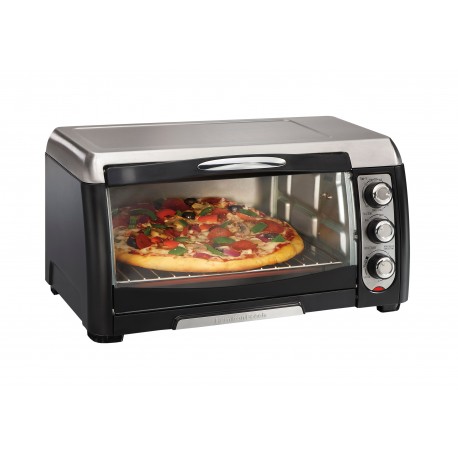 Hamilton Beach Horno tostador 6 rebanadas Negro - Envío Gratuito