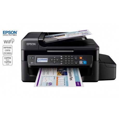 Epson Multifuncional inyección de tinta a color L575 con Wi-Fi Negro - Envío Gratuito