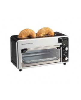 Hamilton Beach Horno tostador con ranuras extras Negro - Envío Gratuito