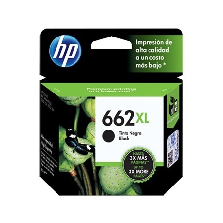 HP Cartucho de tinta InkAdvantage 662XL Negro - Envío Gratuito