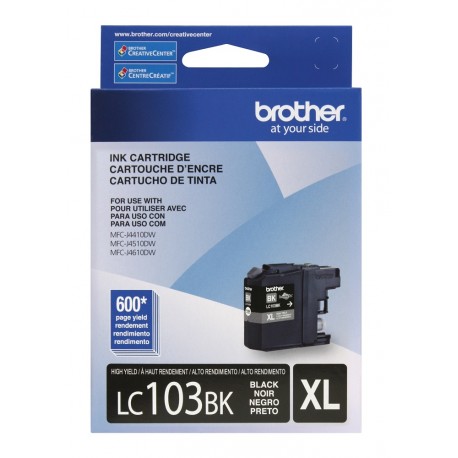 Brother Cartucho de tinta LC103BK Negro - Envío Gratuito