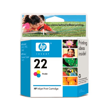 HP Cartucho de tinta 22 Tricolor - Envío Gratuito