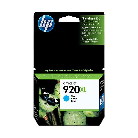 HP Cartucho de tinta 920XL Cian - Envío Gratuito