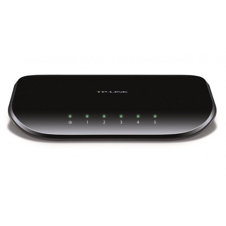 TP-LINK Switch Gigabit de escritorio de 5 puertos TL-SG1005D Negro - Envío Gratuito