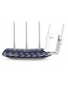 TP-LINK Combo Router Archer C20 + Extensor Wi Fi AC750 Multi - Envío Gratuito