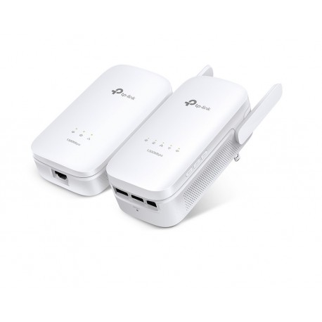 TP-LINK Kit Powerline Inalámbrico AV1300 Blanco - Envío Gratuito