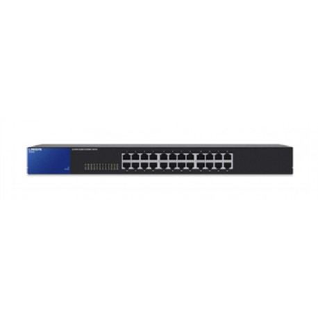 Linksys Switch Gigabit 24 Puertos Negro/Azul - Envío Gratuito