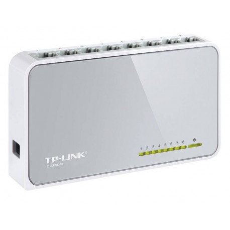 TP-LINK Switch de Escritorio de 8 Puertos de 10/100Mbps Blanco - Envío Gratuito