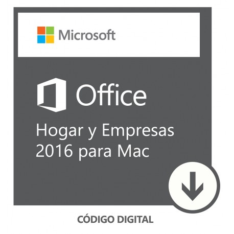 Software Descargable Microsoft Office Mac Home & Business 2016 Blanco - Envío Gratuito