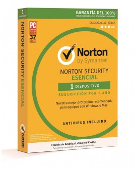 Norton Security Esencial 1 Año 1 dispositivo - Envío Gratuito