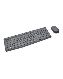 Logitech Combo Teclado y Mouse inalámbricos MK235 Negro - Envío Gratuito