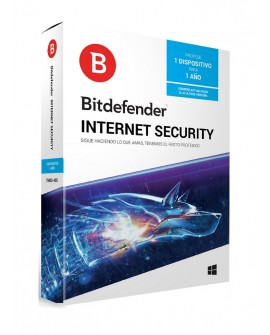 Bitdefender Internet Security 1 Año 1 usuario - Envío Gratuito