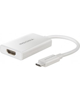 Insignia Adaptador USD tipo C a HDMI de 4 Blanco - Envío Gratuito