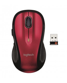Logitech Mouse Inalámbrico M510 Rojo/Negro