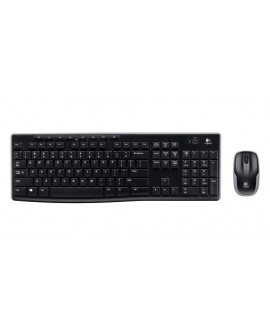 Logitech Teclado y mouse inalámbrico MK270 Negro - Envío Gratuito