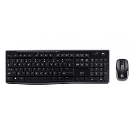 Logitech Teclado y mouse inalámbrico MK270 Negro - Envío Gratuito