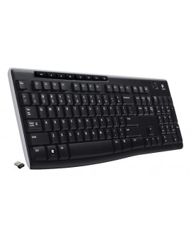 Logitech Teclado inalámbrico K270 Negro - Envío Gratuito