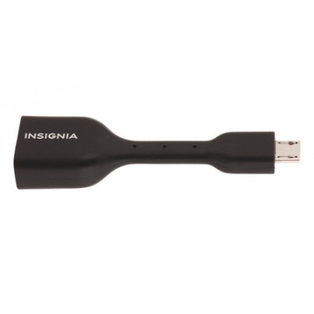 Insignia Cable OTG USB Negro - Envío Gratuito