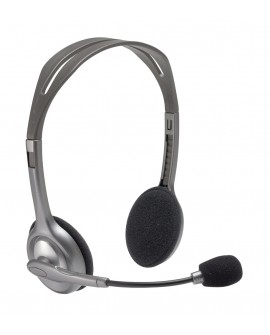 Logitech Auriculares multidispositivo H111 alámbricos Gris - Envío Gratuito