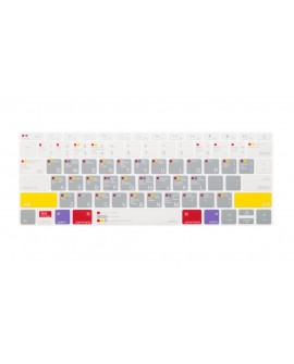 JCPAL Cubreteclado para MacBook Pro 13" ShortCuts Gris