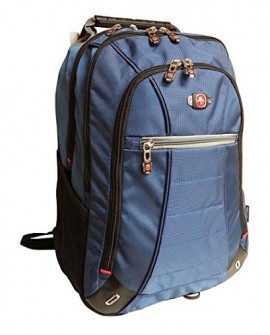 Swiss Gear Backpack Gear SkyWalk Deluxe 16" Azul/Negro - Envío Gratuito