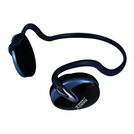 Perfect Choice Audifonos On-ear para Cuello o Nuca Negro/Azul