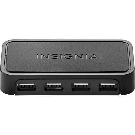 Insignia HUB 4 puertos USB 2.0 Negro - Envío Gratuito