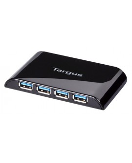 Targus HUB 4 puertos USB 3.0 Negro - Envío Gratuito