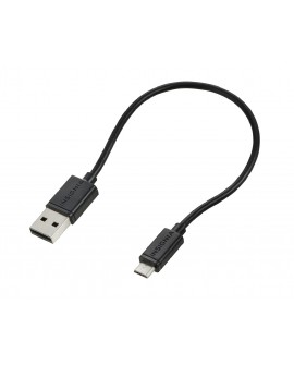 Insignia Cable de carga Sync Micro USB 15cm Negro - Envío Gratuito