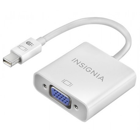 Insignia Adaptador Mini Display a VGA Blanco - Envío Gratuito