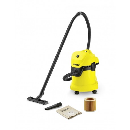 Karcher Aspiradora multiusos seco/mojado con capacidad de 17 lts WD3 Amarillo - Envío Gratuito