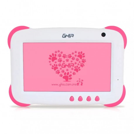 Guia Tablet AnyKids 7" Blanco/Rosa - Envío Gratuito