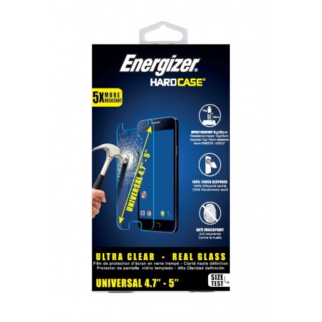 Energizer Mica de cristal Universal de 5" Transparente - Envío Gratuito