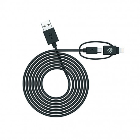 Kanex Cable Micro USB Lightning + USB de 1.2m Gris - Envío Gratuito